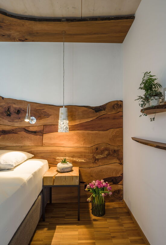 Holzdeko Schlafzimmer